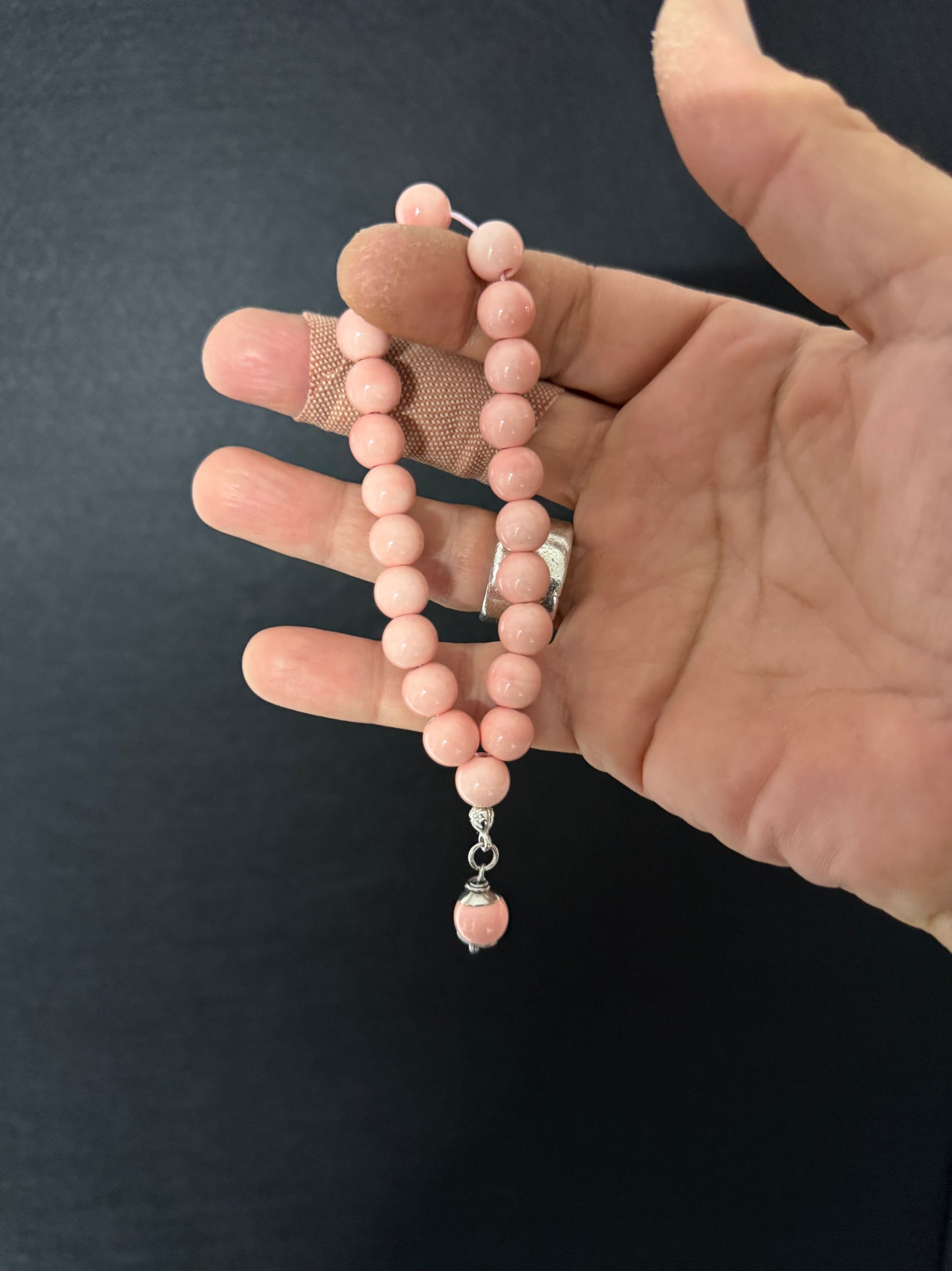 Porcelain Compact Worry Beads