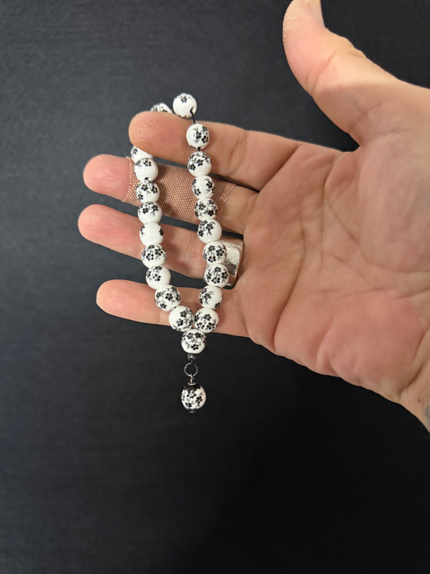 Porcelain Compact Worry Beads