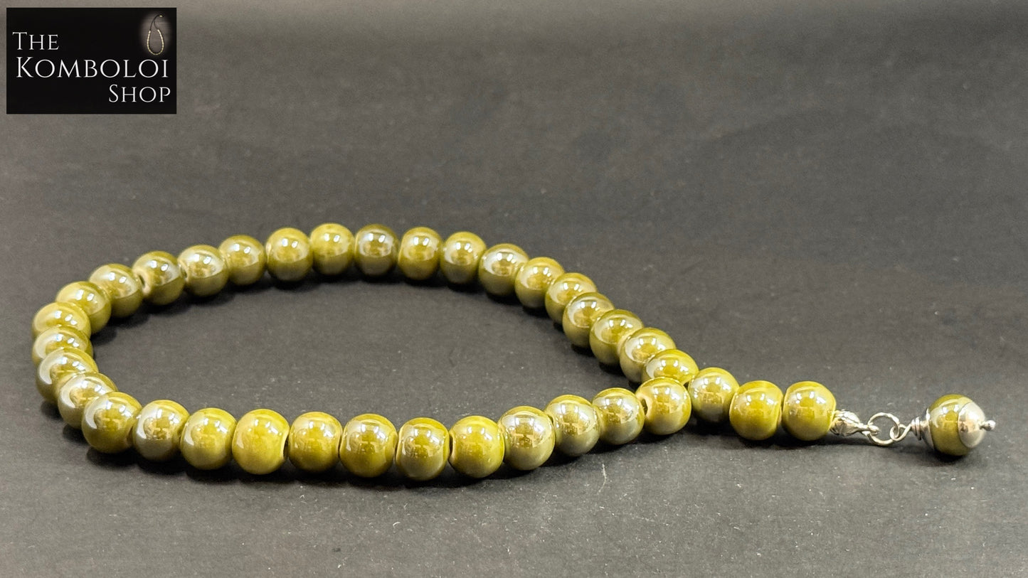Porcelain 33 Bead Worry Beads