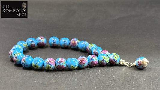 Porcelain Compact Worry Beads