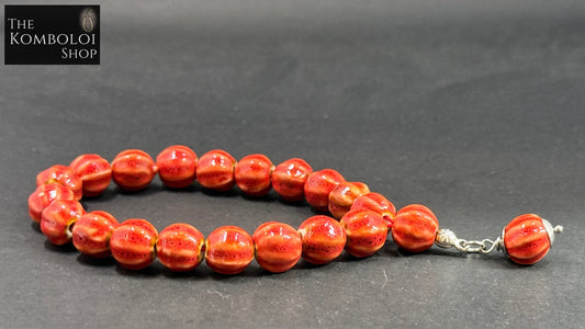 Porcelain Compact Worry Beads