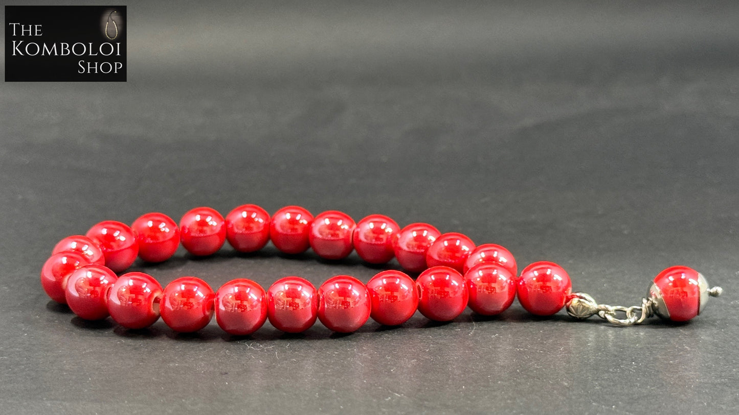 Porcelain Compact Worry Beads