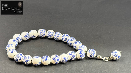 Porcelain Compact Worry Beads