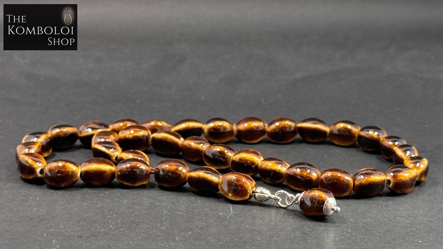 Porcelain 33 Bead Worry Beads