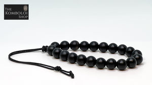 Gothic Series Matte Black Onyx Worry Beads - Wearable MK3 (Long)