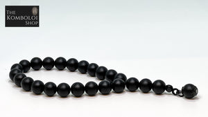 Gothic Series Matte Black Onyx Worry Beads
