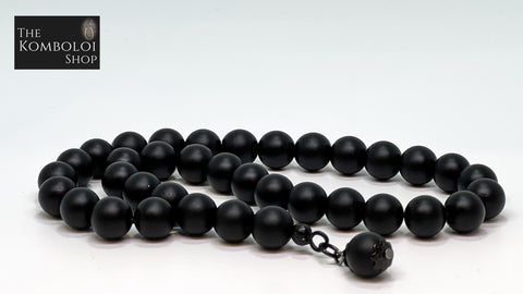 Gothic Series Onyx 33 Bead Worry Beads