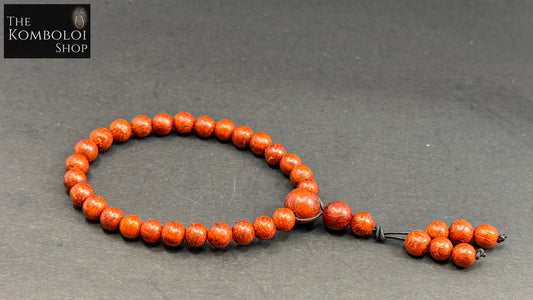 27 Bead Rosewood Wrist Mala (Elasticized)