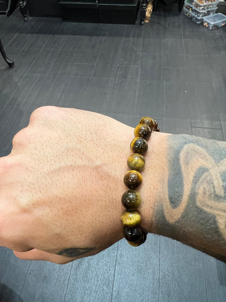 Tigers Eye and Onyx Worry Beads - Wearable MK3 (Short)