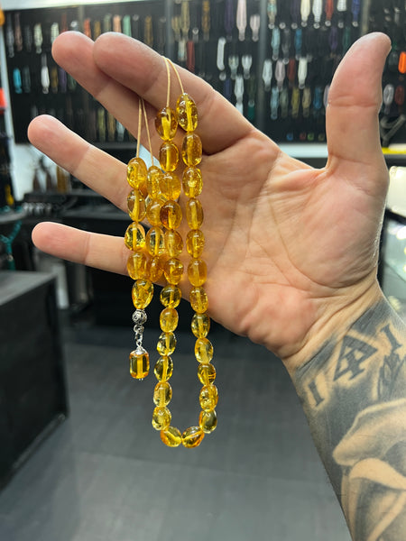 Baltic Amber 33 Bead Komboloi