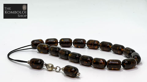 Pressed Baltic Amber Komboloi / Worry Beads