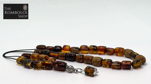 Baltic Amber 33 Bead Komboloi