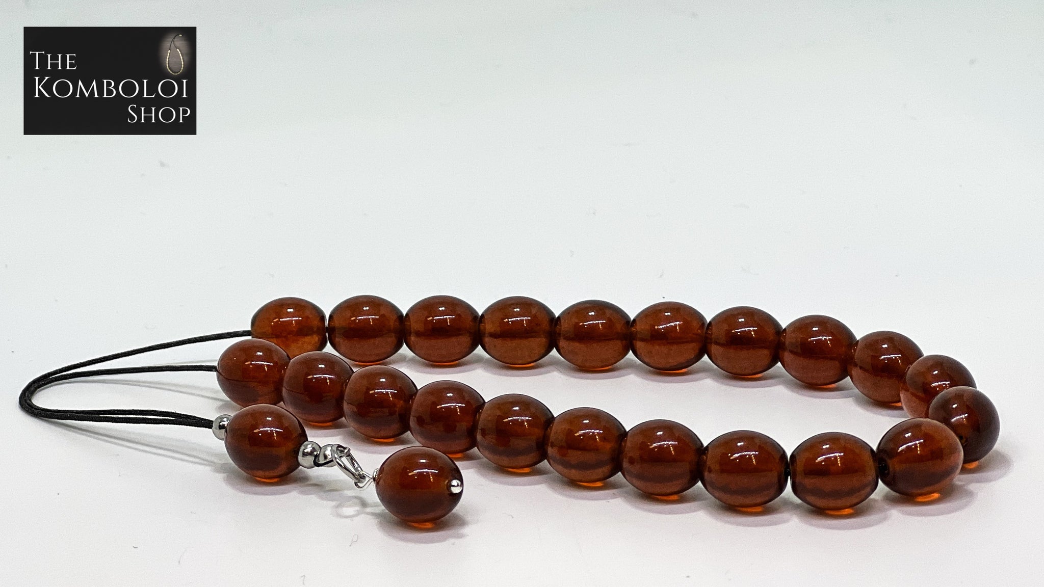 Pressed Baltic Amber Komboloi / Worry Beads