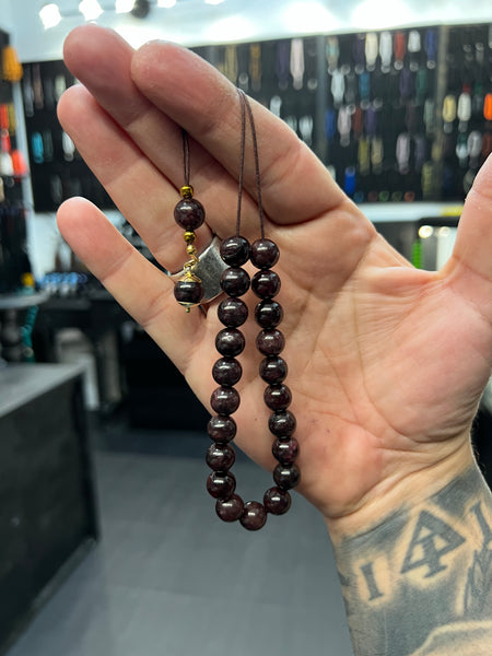Garnet Komboloi / Worry Beads