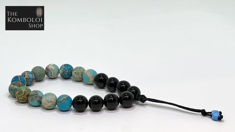 Onyx & Imperial Jasper Worry Beads