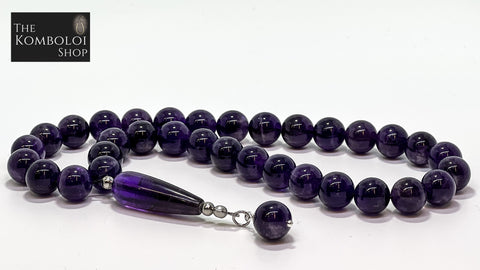 Amethyst 33 Bead Worry Beads
