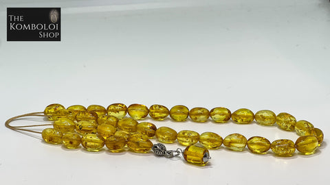 Baltic Amber 33 Bead Komboloi