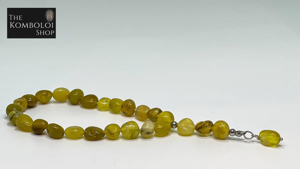 Yellow Opal Worry Beads