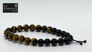 Onyx & Tigers Eye Wearable Worry Beads MK II