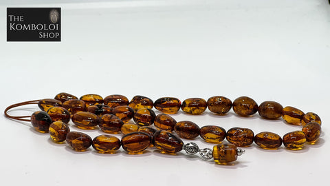 Baltic Amber 33 Bead Komboloi