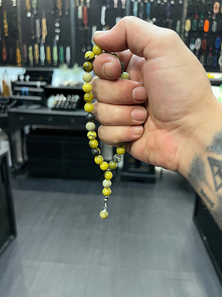 Yellow Turquoise Worry Beads