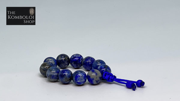 Lapis Lazuli Worry Bead / Anxiety Ring