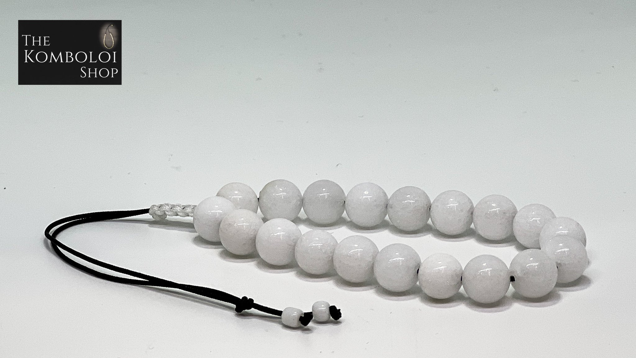 White Jade Worry Beads - Wearable MK3 (Long)