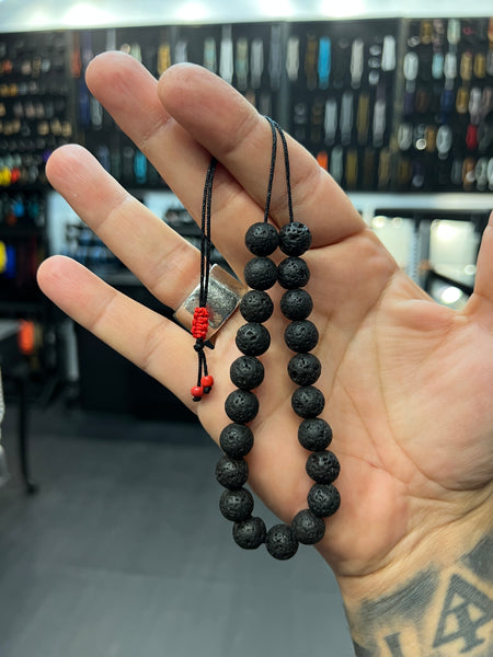 Volcanic Lava Worry Beads - Wearable MK3 (Long)