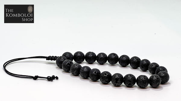 Volcanic Lava Worry Beads - Wearable MK3 (Long)