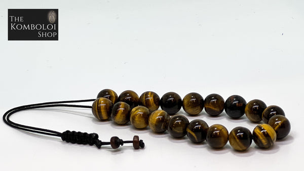 Tigers Eye Worry Beads - Wearable MK3 (Long)