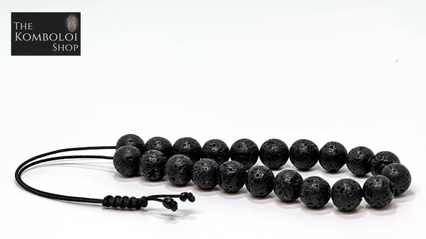 Volcanic Lava Worry Beads - Wearable MK3 (Long)