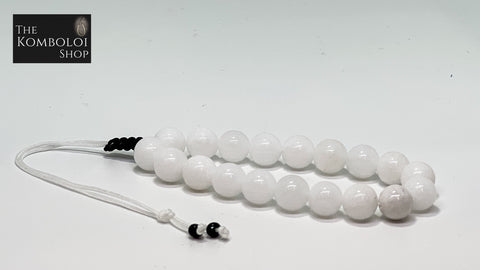 White Jade Worry Beads - Wearable MK3 (Long)