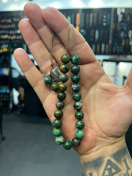 African Turquoise Komboloi / Worry Beads