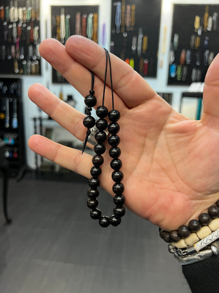 Ebony Wearable Worry Beads