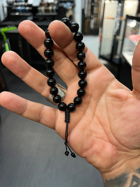 Onyx Worry Beads - Wearable MK3 (Short)