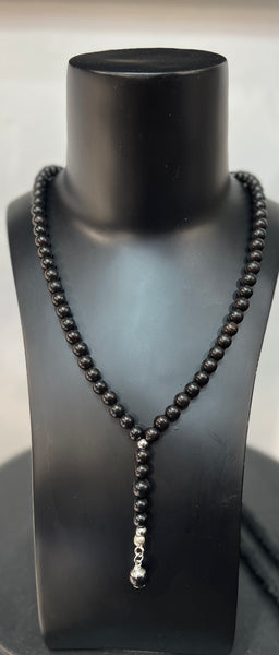 Ebony 99 Bead Wearable Worry Beads