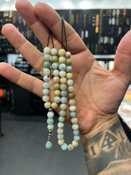 Amazonite - Custom Numbered Komboloi / Worry Beads