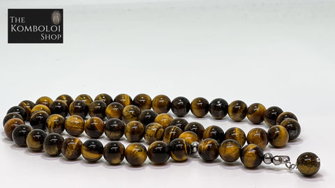 Tigers Eye - Custom Numbered Komboloi / Worry Beads