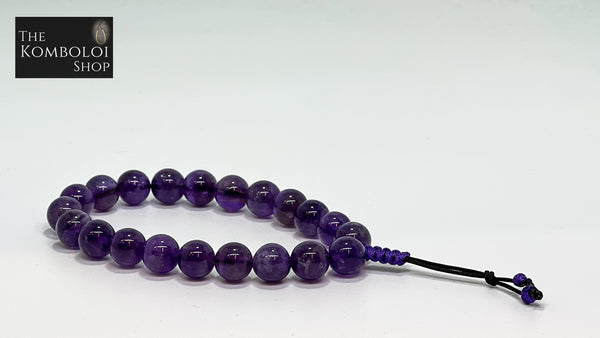 Amethyst Worry Beads - Wearable MK3 (Short)